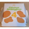 McDonalds Chicken McNugget Christmas Stocking Set of 4 Sealed New