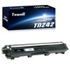 Yowell 1 x TN242 Toner Black Compatible with Brother TN242BK