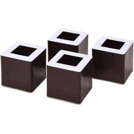 [山善] コタツ継ぎ脚 アジャスター付き 脚のびたくん 角脚用(こたつ・テーブル継脚) ブラウン K-95AJ