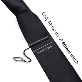 HONEY BEAR Men's Tie Clip Wedding Tie Clip Stainless Steel Reusable, copper, No Gemstone