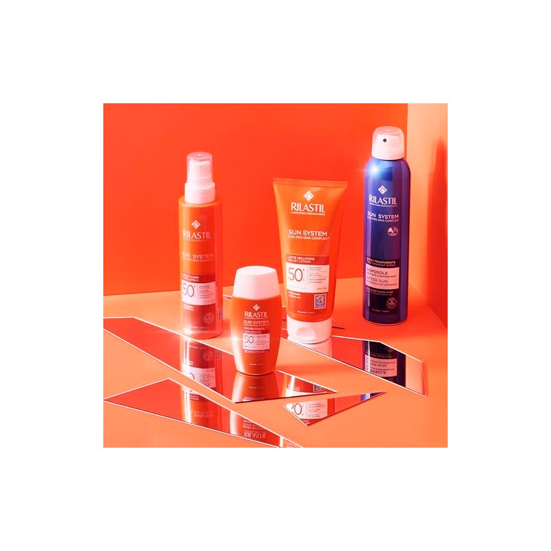 Rilastil Sun System Fotoprotector Water Touch SPF50+, Protector Solar Facial