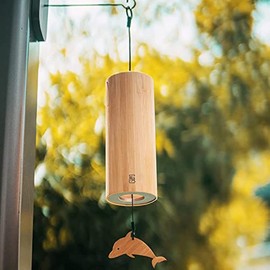 Fay Bless Decorate Your Outdoor Garden with Large Tuned Wind Chimes - Choose from Bamboo, Memorial, and Unique Designs for a Serene Ambiance (Windchime-Rain-DFAG)