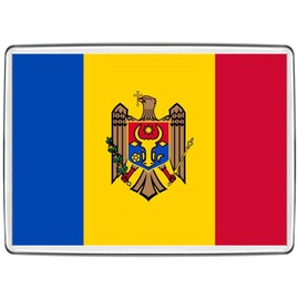 Pixly® Moldova Flag Fridge Magnet Large Jumbo Size Moldovan Keepsake Country Souvenir Novelty Refrigerator Magnets Gift