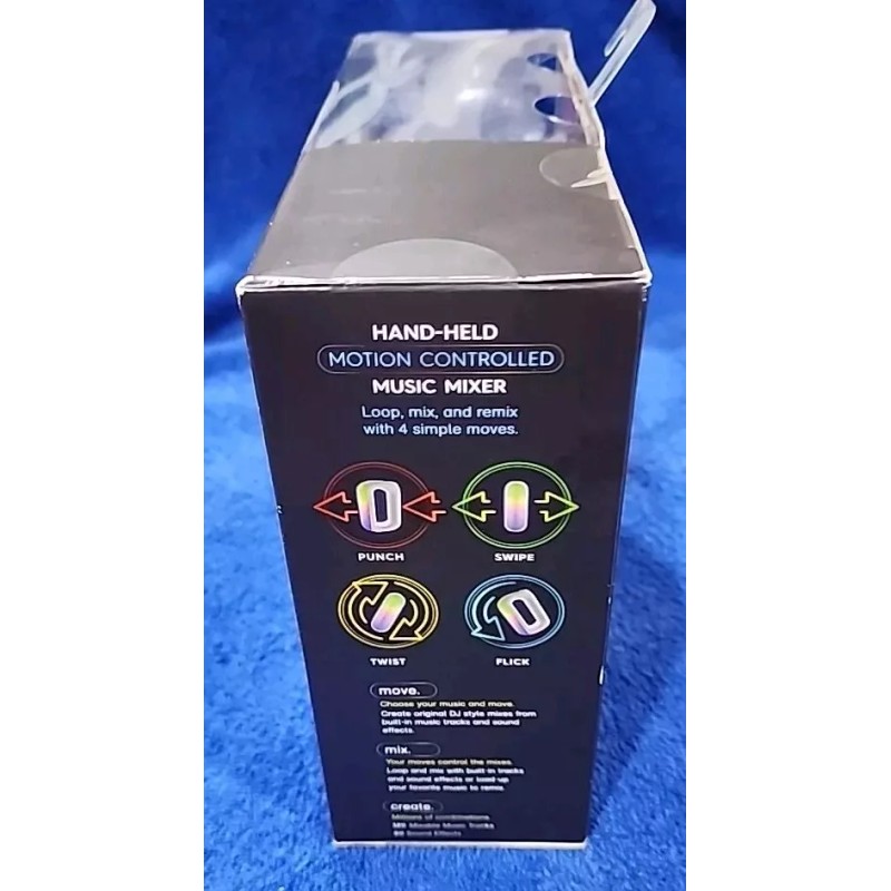 Rukus FX Hand Held Motion Controlled Music Mixer Bonus Silicone