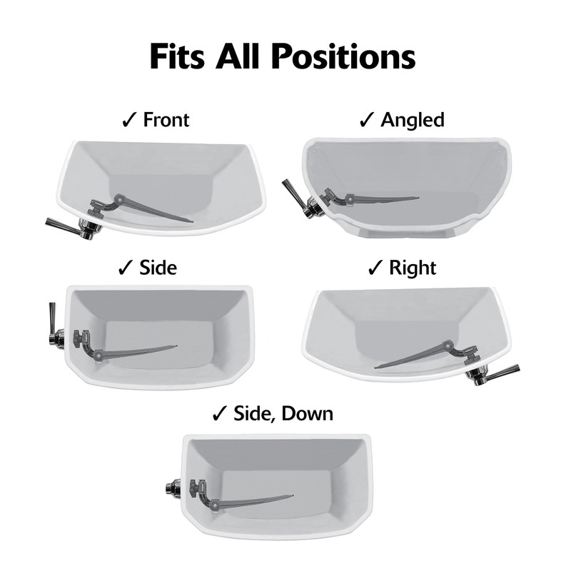 Korky Strongarm Metal Toilet Handle and Lever - Universal to