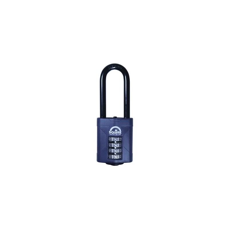 Squire CP50 Series 50mm Steel Shackle Combination Padlock - CP50/2.5/BX
