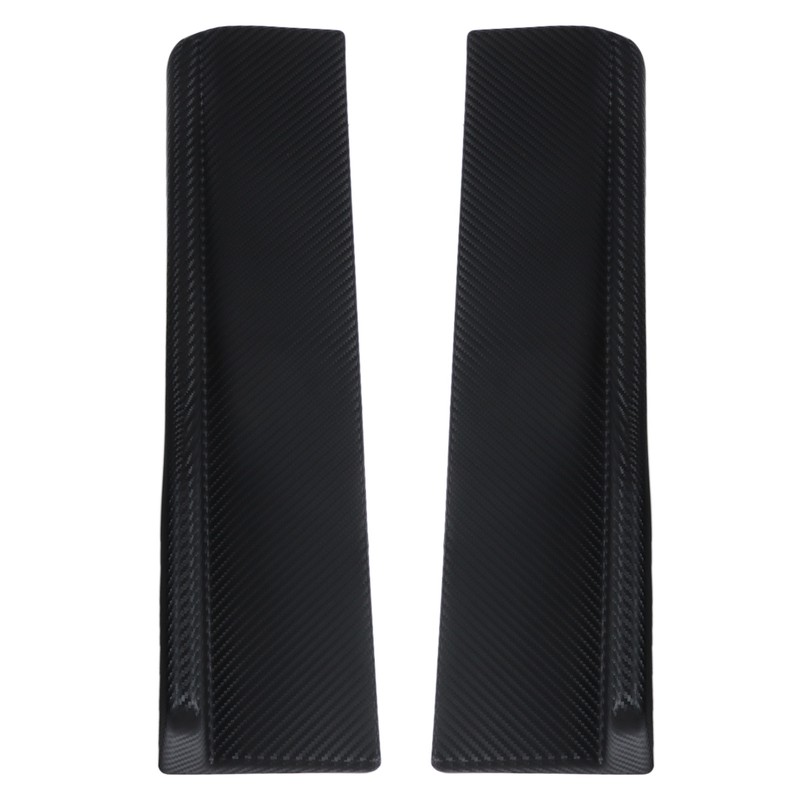 2PCs Rear Side Skirt Winglet Carbon Fiber Style Universal Car