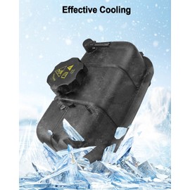 QAGGUM Coolant Recovery Tank Replace 68364312AC Compatible with Jeep Wrangler 2.0L L4 2019-2023, Coolant Recovery Bottle with Cap