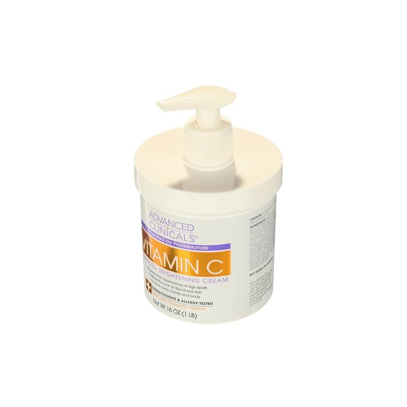 ADVANCED CLINICALS CREMA CORPORAL VITAMINA C ILUMINACION AVANZADA CON A.