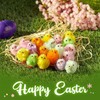 Kaimirui 36Pcs Mini Easter Chicks -Colourful Easter Chicks Decorations for