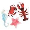 Sea Life Creatures Luau Party Plastic Decor (Pack of 4)