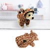Dog Hoodie Winter Jacket Cute Fun Giraffe Design Warm Puppy