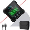 YGiTK Digital Level Box Angle Finder Level Gauge, 4-Side Aluminum