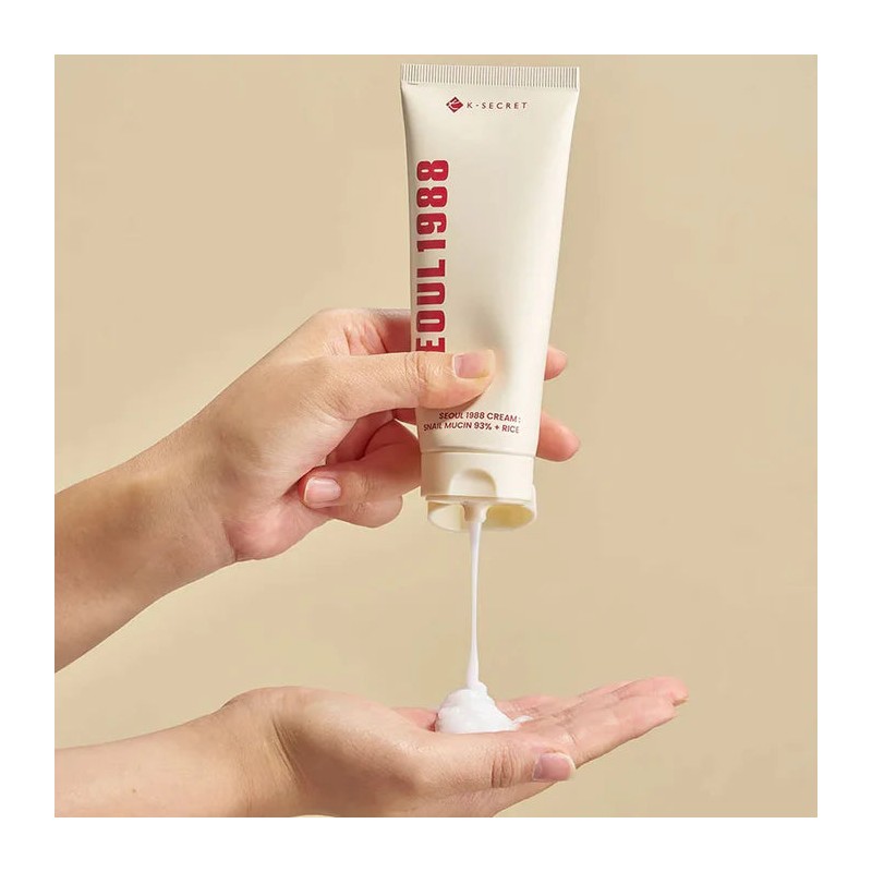 K-SECRET SEOUL 1988 Snail Mucin 93% + Rice Cream 100ml