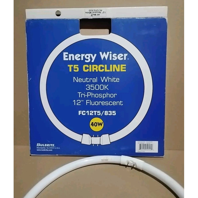 GE (1) GE 12" 40w Energy Wiser T5 Circline Neutral