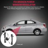 BDFHYK 748-974 Power Window Regulator with Motor Front Left Driver