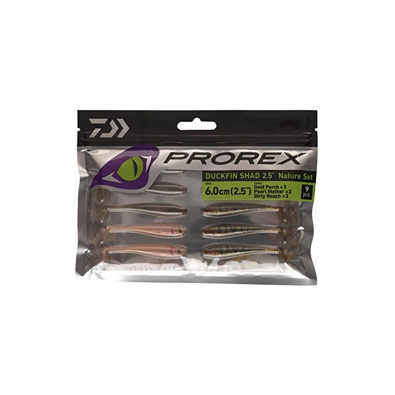Daiwa Prorex Duckfin Nature 1 Set 6.0 cm SHAD Set