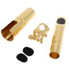 Jazz Alto Sax Saxophone 7C Mouthpiece Metal with Mouthpiece Patches