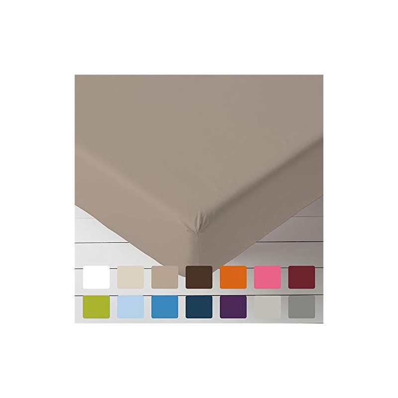 Barceló Hogar 0 Spannbetttuch Basic 135 cm 15 Beige