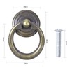 Dokpav 10 Pcs Ring Pull Handles Knobs, Antique Drawer Handles
