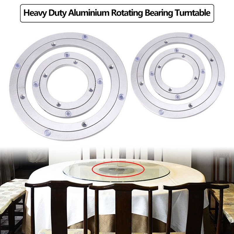 Table Bearing 10 Inch, Heavy Duty Aluminium Alloy Swivel Turntable