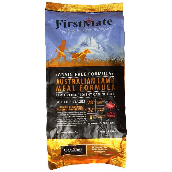 Firstmate Australian Lamb Dog Food, 5 Pound