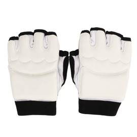 1 Pair Taekwondo Gloves Breathable Elastic Half Finger Kickboxing Boxing Training Gloves for Martial Arts XL