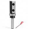 SICWOOD Flush Trim Router Bit 1/4 Inch Shank, 5/8 Inch