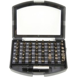 SK11 SBT2549 1.0 inch (25 mm) Bit Set with Pentalobe Bits, 49 Pieces