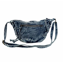 Denim Bag Crossbody Bag Shoulder Bag Jeans Bum Bag Retro Canvas Vintage, darkblue