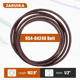Jaruika 954-04240 Deck Belt Replacement for Cub Cadet 954-04240 754-04240 LTX 1050 LTX1050VT SLTX1050 with 50" Mower Decks (1/2" x 162.9")