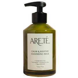 ARETÉ Calm & Soothing Cleansing Milk 2 in 1 Shampoo and Body Wash for Sensitive Skin, Vegan, Cruelty Free, Made in USA, Ideal for Men & Women, Gentle Formula, 7.4oz