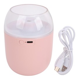 Desktop USB Humidifier Multifunctional USB Plug in Mute Design Night Light Portable Mini Humidifier for Car Office Room Bedroom Pink