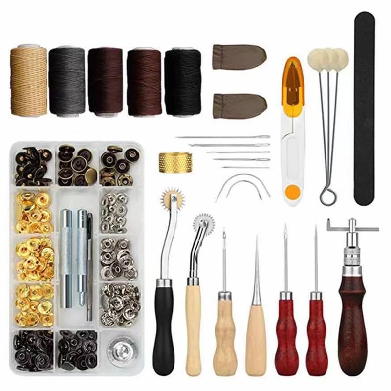 28PCS Craft Leather Tools Set DIY Leather Hand Working Tool
