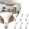Vannise BR40 Led Light Bulbs 5000k Daylight Dimmable, 6 Pack