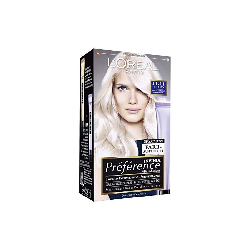 L'Oréal Paris Préférence Coloration Island 11.11 Very Light Cool Platinum