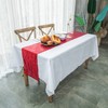 WISPET Red Sequin Table Runner 12 X 108 Inch Pack