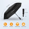 TECKNET Windproof Umbrella, Strong Compact Travel Automatic Umbrellas, Large Wind