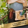GRÜNTEK Premium Pruner Holster Premium Burgundy Red Genuine Leather Secure