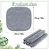 5 Pack Make Up Remover Cloth, 7.87 * 7.87in Flannel