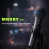 MRSDY Vocal Dynamic Microphone, Metal Handheld Wired Microphone for Singing,