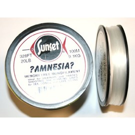 Sunset Amnesia Clear 20lb Monofilament for Traces and Leaders
