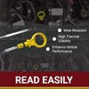 CJ5Z-6750-A Engine Oil Dipstick Compatible with Ford Edge Escape Explorer