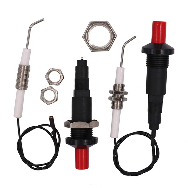 METER STAR Gas Grill/Range/Heater/Grill Igniters,Push Button Piezo Igniter with Threaded