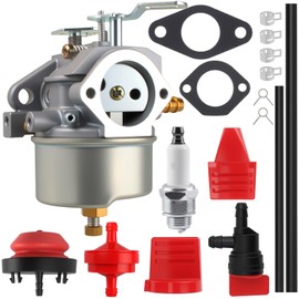 632334 Carburetor Compatible with Tecumseh 632370A 632110 632111 632334 632370 632536 640105 Replacement for Tecumseh HM70 HM80 HMSK80 HMSK90 HM100 HMSK100 OHSK110 OHSK120 OHSK125 Snowblower