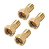 uxcell Brass Pipe Fitting, Hex Nipple, G1/2 Male x G3/4