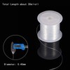 PH PandaHall 0.45mm Crystal Beading Cords Clear Fishing Line Invisible