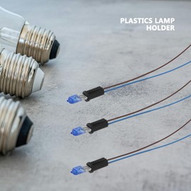 Generic 10Pcs G4 Lamp Base G4 Bulb Socket Miniature Light Base Socket Low Voltage Lamp Holder Socket, H10V2S707141G