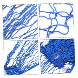 CORHAD 2pcs Decorative Fishing Nets Random Seashells Mediterranean Style Wall Decor for Beach Theme Parties Easy to Install Nautical Art for Home and Events