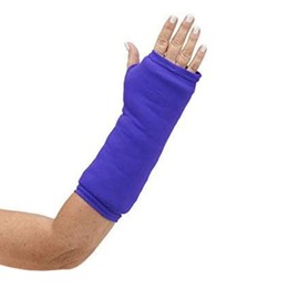 CastCoverz! Funda para brazo de diseñador, colores sólidos, extraíble y lavable, fabricada en Estados Unidos, Púrpura (Perfect Purple), Short Cast: Medium